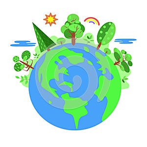 World environment day, Ecology and Nature concept.