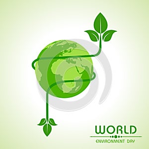 World environment day greeting design