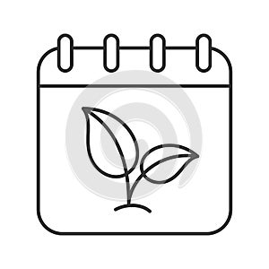 World Environment Day linear icon