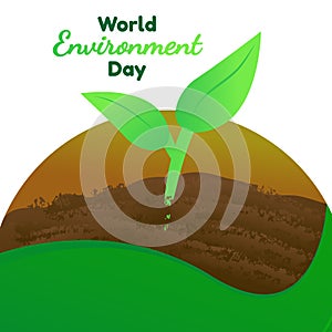 World environment day vector