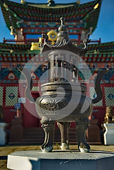 The world-famous Buddhist datsan