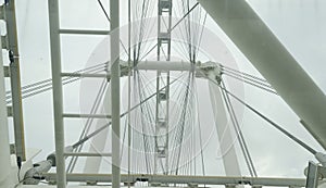 World famous Giant Wheel called as Singapore Flyer