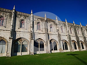 World famous monastery in Lisbon, Portugal
