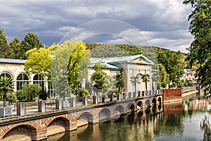 World-famous spa town in Bavaria, Germany Bad Kissingen in Bavaria, Germany