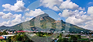 World famous Tiruvannamalai mountain