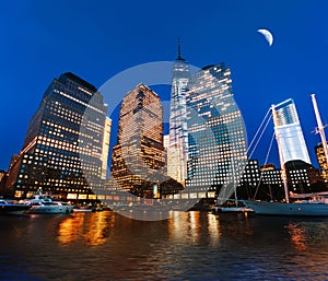 World Financial Center at night