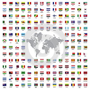 World flags all
