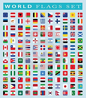 World Flags icon, vector illustration.