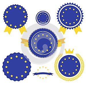 World Flags Series. Vector Flag of European Union.