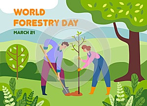 World forestry day.