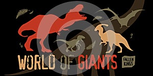 World Of Giants Vector Illustration
