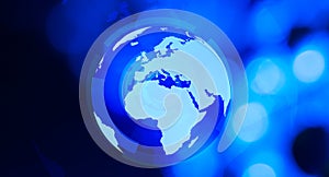 World globe background