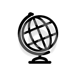 World globe icon. globe line icon