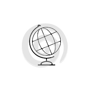 World globe icon. globe line icon