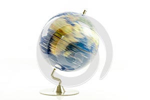 World globe spinning