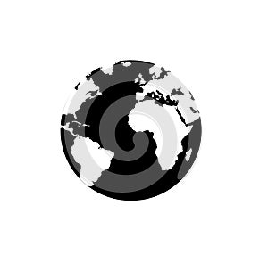 World globe vector illustration