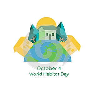 world habitat day 4 October.vector