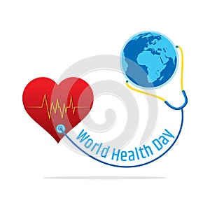 World health day concept design