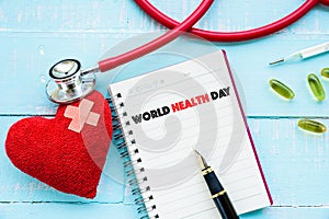 World health day, Healthcare and medical concept