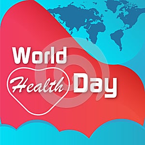 World Health Day Poster. Occasional Banner template