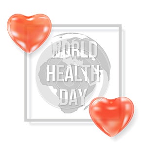 World health day typography