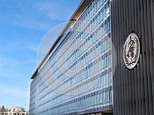 The World Health Organizations  headquarters in Geneva, Switzerland.