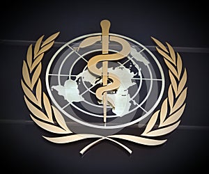 The World Health Organizations logo.