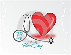 World Heart Day, 29 sep Heart Day (Cdr) Coreldraw