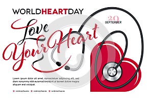 World Heart Day Layout Design