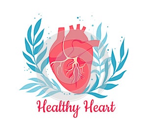 World heart health day. Cardiology vector illustration