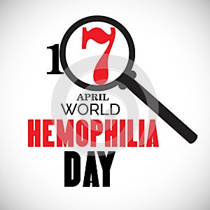 World Hemophilia Day.