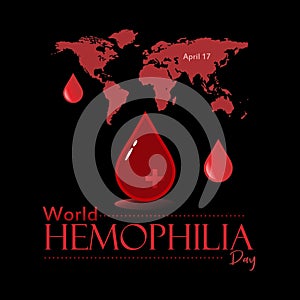 World Hemophilia Day. Commemorated annually on April 17th photo