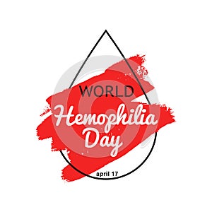 World Hemophilia day template card