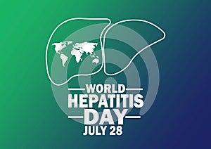 World Hepatitis Day Vector illustration