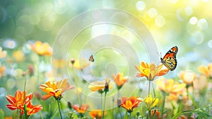 World here abstract nature spring Background