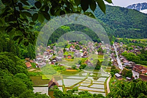 World Heritage Shirakawago Village is a farming village located in a valley along the Shogawa River, registered as a UNESCO World