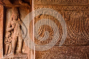 World Heritage Site, Badami Cave Temples, Karnataka, India