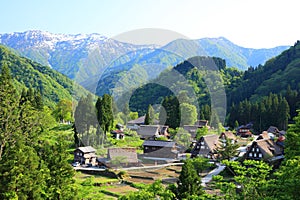 World heritage site Gokayama