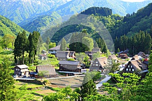 World heritage site Gokayama