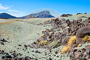 Teide National Park, Santa Cruz de Tenerife in Canary Islands, Spain. photo