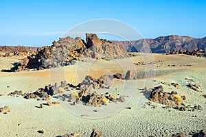 Teide National Park, Santa Cruz de Tenerife in Canary Islands, Spain. photo