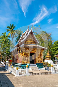 World heritage site at Wat Chiang Tong, Luang Prabang