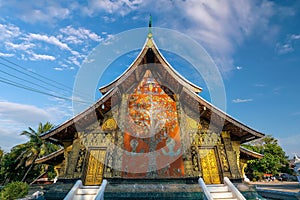 World heritage site at Wat Chiang Tong, Luang Prabang