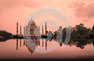 World Heritage Taj mahal located at Agra photo