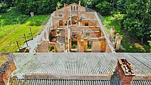 world heritage unesco manor in the village of Kashtanovka Republic of Belarus Brest region year 2021