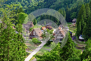 World heritage village Gokayama Village