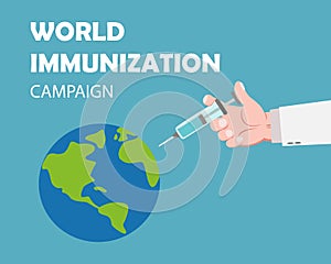 World immunization campaign concept design