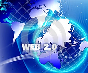 World internet Network Web 2.0