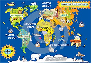 World kids map