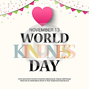 World kindness Day.